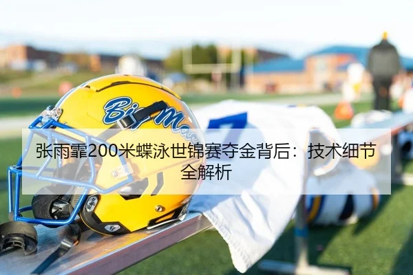 张雨霏200米蝶泳世锦赛夺金背后：技术细节全解析